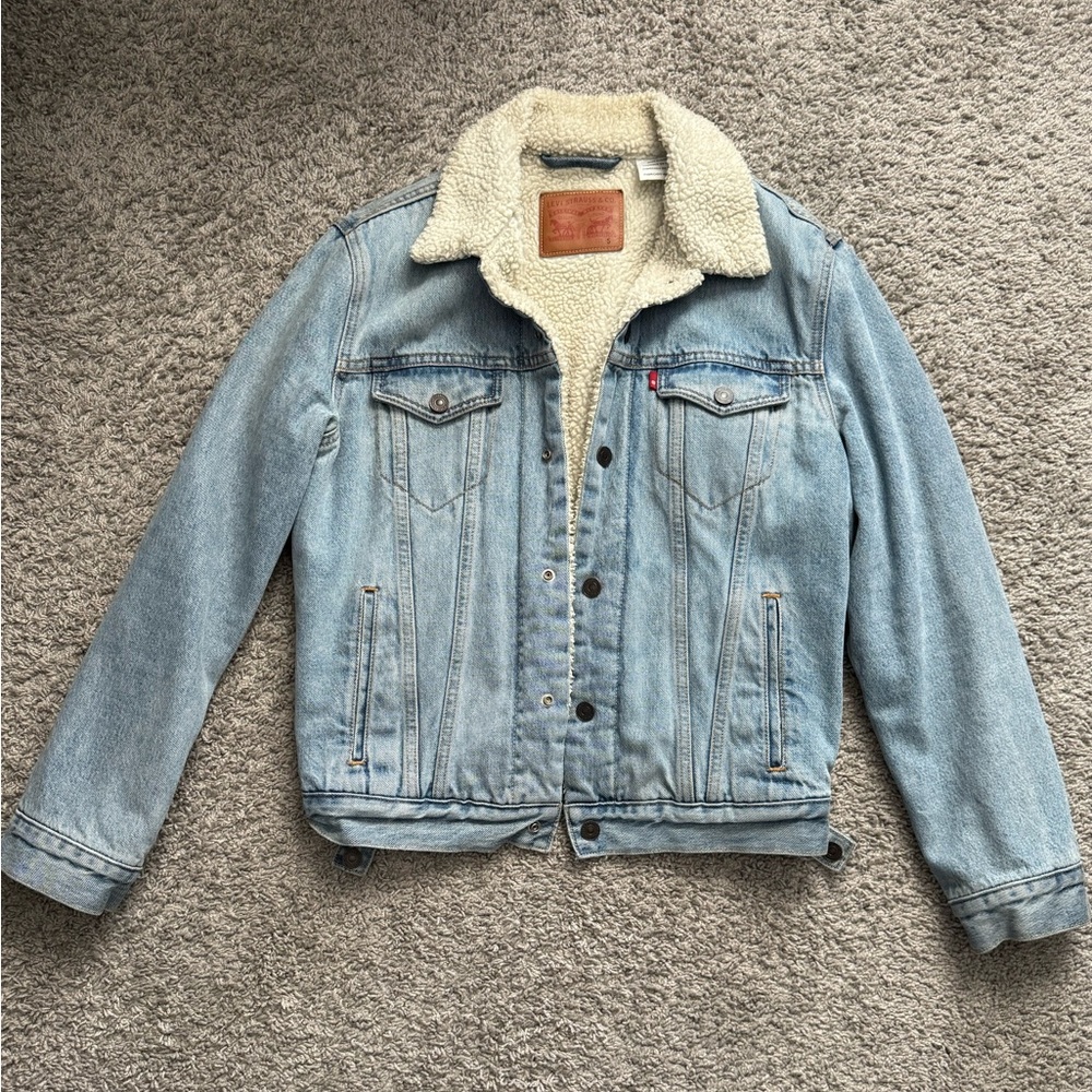 Levi’s Light Blue Sherpa Jacket